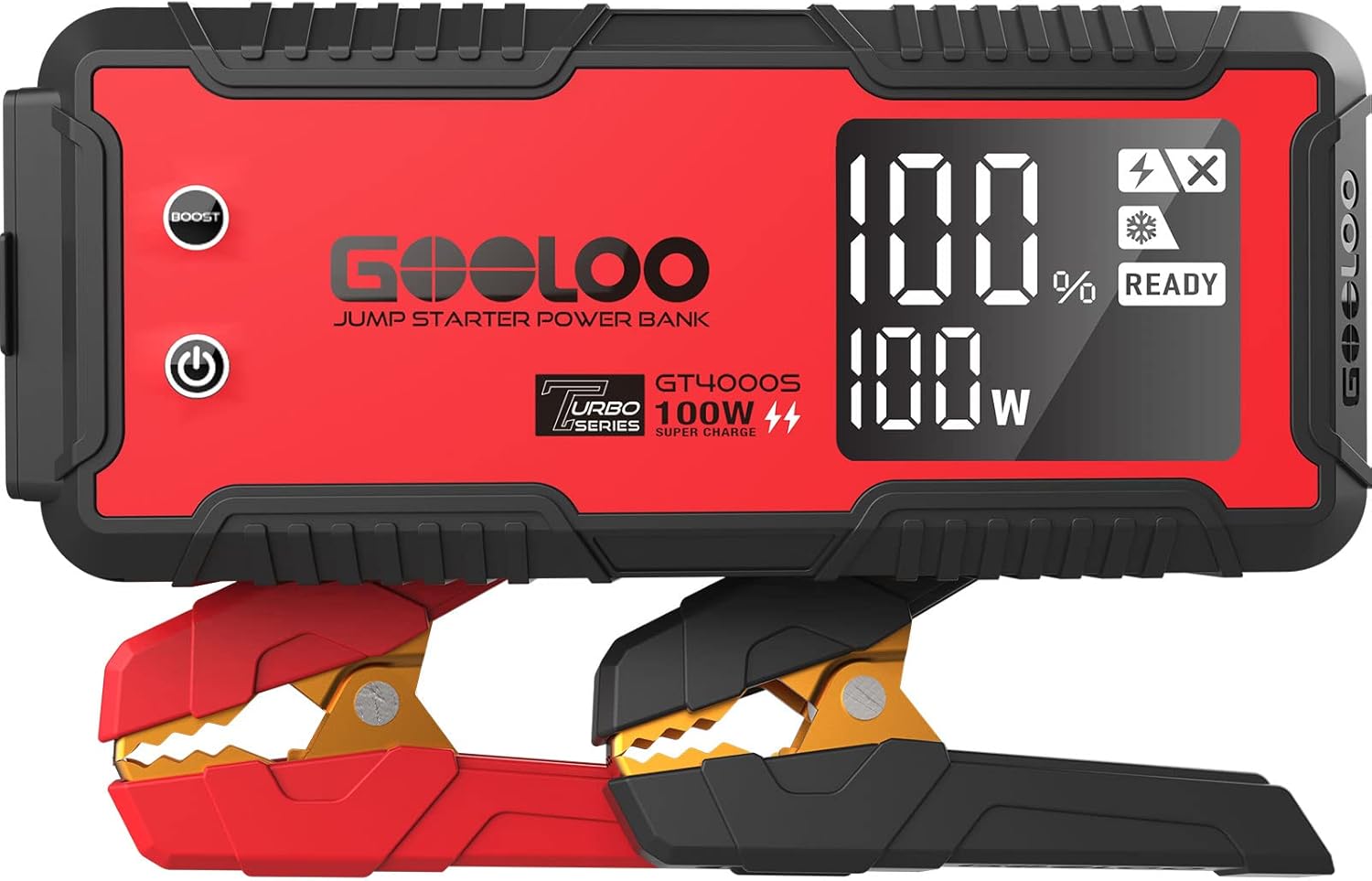 GOOLOO GT4000S: arranca tu auto en segundos y carga tu laptop a 100W — 33% off